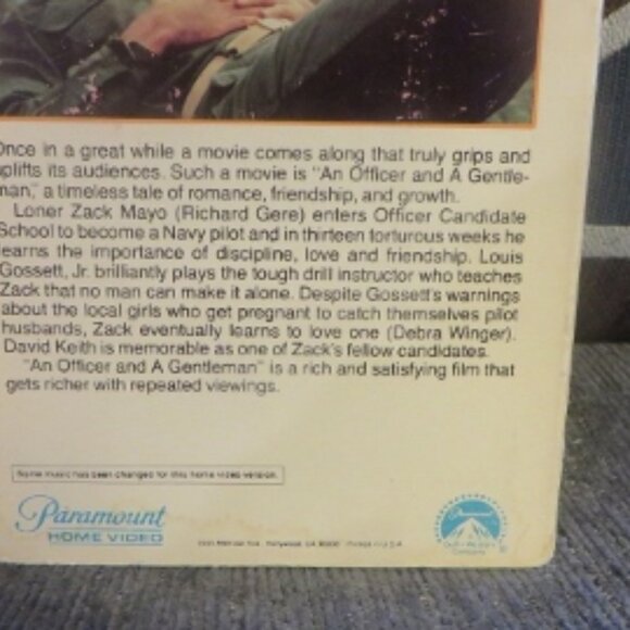 AN OFFICER AND A GENTLEMAN - 1982 - VHS (1st Release - Original 1982 Copy) - Picture 4 of 12
